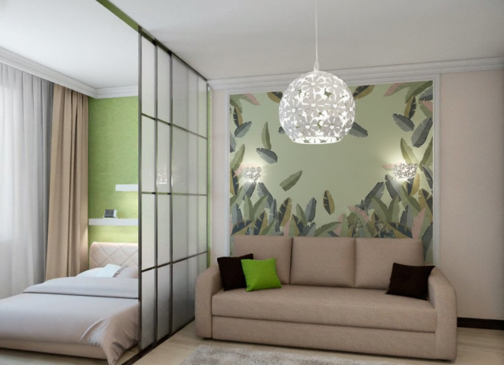 Фреска для зонирования пространства