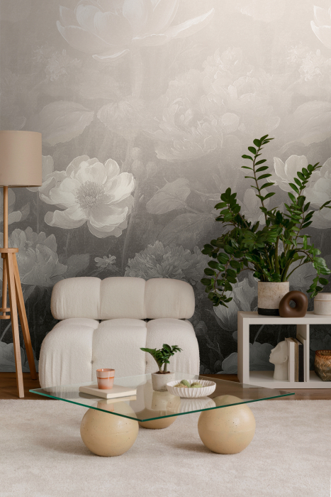 79249-1 Панно AS Creation 159*280, Гармония белых цветов